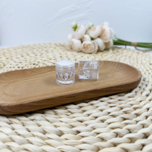 Eco Friendly <b>Pink</b> Cosmetics Plastic Jars Cosmetic Double Wall Packaging for Cream - Product Image 6