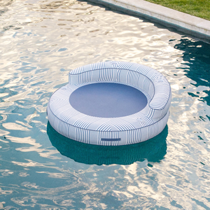 โซฟาเป่าลมทรงกลมสำหรับผู้ใหญ่ ผ้า PVC ทนทานต่อการซีดจาง แพเป่าลมสำหรับใช้ในแม่น้ำ - Product Image 5
