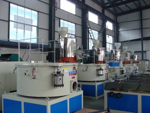 เครื่องผสมผงพีวีซีแบบกรวยสองสกรูสแตนเลส พร้อมระบบทำความร้อนไฟฟ้าอัตโนมัติ - Product Image 6