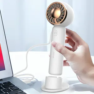 Yeni taşınabilir pil Mini el fanı türbini toptan özel elektrikli kullanışlı Fan kirpik el tipi Mini Fan