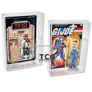 TCG Usine Personnalisé Transparent Acrylique Cas pour Vintage <span class=keywords><strong>Star</strong></span> <span class=keywords><strong>Wars</strong></span> Loose Figure & Cardback (ADC-010) Curseur <span class=keywords><strong>Couverture</strong></span> Protecteur Vitrine - Product Image 2
