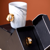 Tasses à café en céramique en porcelaine à motif de marbre doré créatif pour la Saint-Valentin, utilisation en couple, passe au micro-ondes et au lave-vaisselle, cadeau