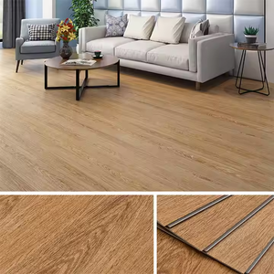 Suelo moderno SPC Aspecto de madera impermeable Fácil de instalar con placa base de etileno en relieve 3mm de espesor Resistente al agua - Product Image 2