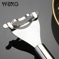 Gadget de cuisine pour éplucher le maïs en acier inoxydable dentelé, grattoir pour enlever les grains d'épi de maïs, outil de décapage