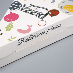 Fabricante personalizado <span class=keywords><strong>Pizza</strong></span> Slice Box Crepes Waffle Cono Embalaje Caja de papel <span class=keywords><strong>Pizza</strong></span> to <span class=keywords><strong>Go</strong></span> Embalaje Triángulo <span class=keywords><strong>Pizza</strong></span> Box - Product Image 4
