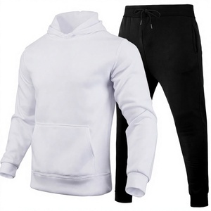 Conjunto Deportivo GURUNA-Z-INDUSTRY para Hombre, Ecológico, Transpirable, Cortavientos, de Secado Rápido, Ligero, Negro y Blanco, Manga Larga - Product Image 1