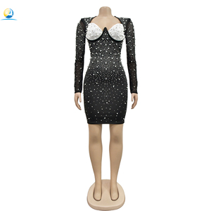 <strong>Birthday</strong> <strong>Outfit</strong> Woman's Clothes Mini Sequin Dress <strong>Modest</strong> Spandex Prom Dresses 2024 Elegant for Party - Product Image 1