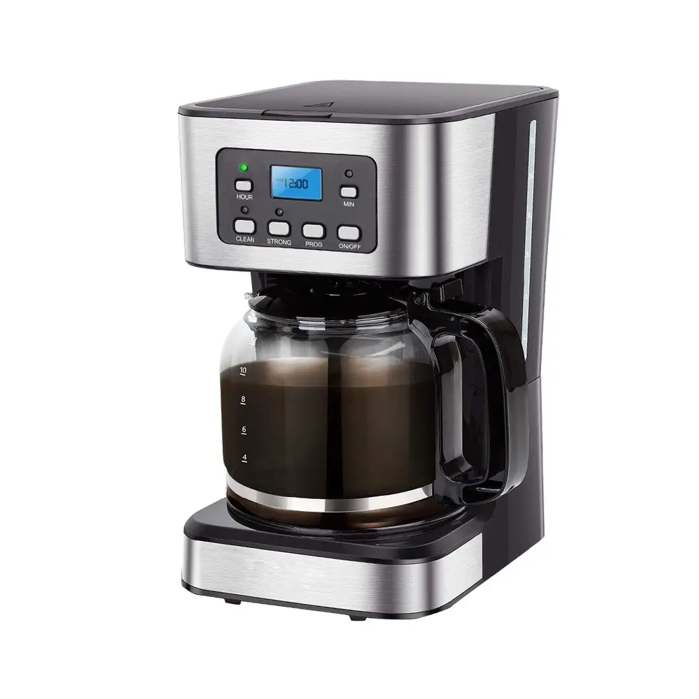 Многофункциональная Коммерческая автоматическая кофемашина для обжарки кофе, кофеварка для капельного фильтра и домашнего использования