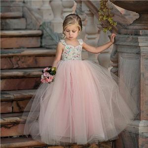2-10Y bambini ragazze abito da principessa festa di nozze festa di compleanno Tutu abiti estivi da bambina <span class=keywords><strong>vestiti</strong></span> <span class=keywords><strong>lunghi</strong></span> Maxi abito - Product Image 1