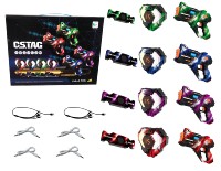Jeu d'arcade de tir infrarouge - Jeu de tir sur cible, cibles mobiles pour pistolets laser, ensemble de jouets