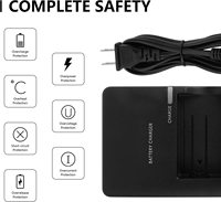 Chargeur rapide LP-E5 pour batterie Canon: LCE5 LC-E5C LC-E5E EOS Compatible Rebel XS XSi T1i EOS 450D 500D 1000D DSLR Kiss X2 Kiss