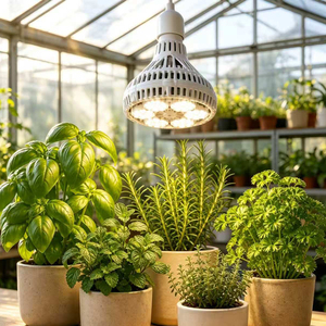 Lámpara de Cultivo LED Br30 de 36W, Luz Suplementaria para Días Lluviosos de Invierno, Artefacto para Compensar la Insuficiencia de Luz Solar - Product Image 1