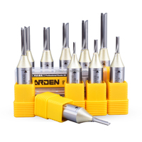 Fresa CNC de Carburo Recubierta de AlTiN Arden A0107 1/2*4mm*24mm de 2 Filos, Recta, para Trabajos en Madera, OEM, 3 Años de Garantía