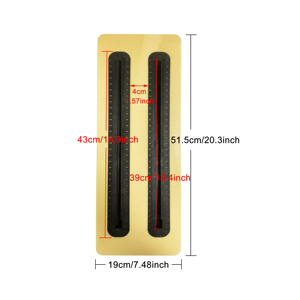 Box per Montaggio Hydrofoil con Binario Rinforzato in Schiuma PVC da 16 Pollici per Piastra Superiore - Product Image 3