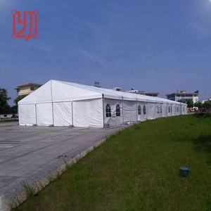 เต็นท์ทรงเอไลน์สำหรับงานแต่งงาน 100 ที่นั่ง พร้อมผ้าบุและผ้าม่าน จากยูกันดา - Product Image 1