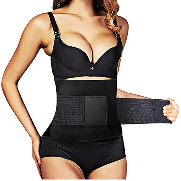 Nuovissimo corsetto da allenamento in lattice con doppia cinghia all'ingrosso con etichetta privata