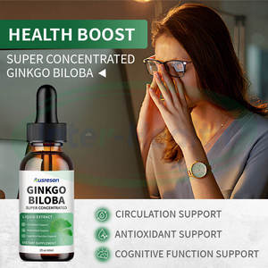 Vitaminas OEM ASAP, Extracto de Ginseng y Ginkgo Biloba en Gotas Líquidas, Bebidas Suplemento para el Cerebro, Líquido de Ginkgo Biloba - Product Image 4
