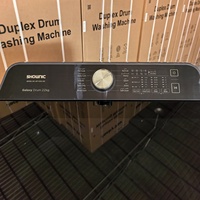 Mesin Cuci Otomatis 22kg Full Otomatis untuk Rumah Tangga 650W CE Kapasitas Besar Cuci Selimut Keluarga 220-240V 50-60Hz Pengering Udara