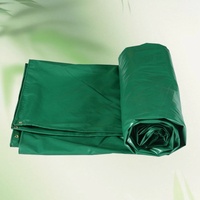 Bâche en PVC Tripeak verte enduite, haute résistance à la traction, résistante à la déchirure, 100 % imperméable et écologique, pour matelas et couverture de chargement