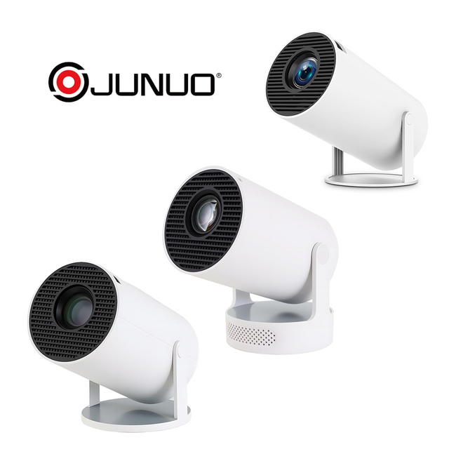 JUNUO HY300 PRO YG300 Hy320mini Hy260pro 1080P Full HD Portable Outdoor Projector Hot Sale Home Theater Proyector for Home Use