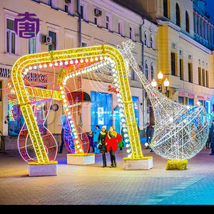 Luces LED de Arco Personalizadas para Interiores/Exteriores, Decoraciones Navideñas y para Múltiples Festividades, Impermeables IP65, Certificación CE y RoHS, Personalizables - Product Image 6