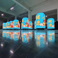Pantalla LED Flexible Curva Digital QIANFAN P1.2 P1.5 P1.8 P2 P2.5 P3 P4, Columna, Cilindro, Anillo Redondo, Video Wall OEM