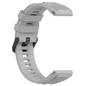 Para <span class=keywords><strong>Amazfit</strong></span> <span class=keywords><strong>T</strong></span>-<span class=keywords><strong>Rex</strong></span> <span class=keywords><strong>Ultra</strong></span> Smartwatch Correa de silicona deportiva de lujo con material transpirable y hebilla de acero inoxidable - Product Image 4