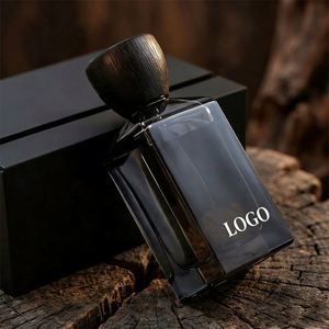 Luxury White Glass Perfume Bottle 30ml 50ml 100ml Ornate Gold Screw Cap Leak Proof Premium Black <b>Gift</b> <b>Box</b> High-end Fragrance - Product Image 3