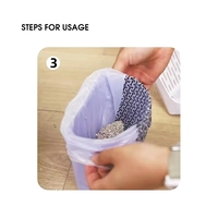 Nouvelles Outils de Nettoyage 2-en-1 pour Animaux de Compagnie : Pelle à Litière Amovible pour Chat avec Système de Tamisage et Sacs de Déchets Supplémentaires