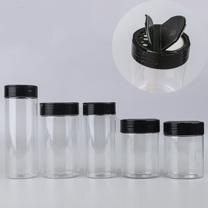 <span class=keywords><strong>Contenitore</strong></span> da cucina in plastica <span class=keywords><strong>per</strong></span> animali domestici <span class=keywords><strong>per</strong></span> spezie saliera barattoli di erbe e spezie Flip Top Shaker bottiglie - Product Image 2
