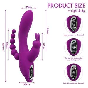Ole Rabbit Body-Aplicación Masaje Stick G-Spot Estimulación del clítoris Juguete sexual Masturbación Masajeador Sexo más seguro Masaje chino - Product Image 5