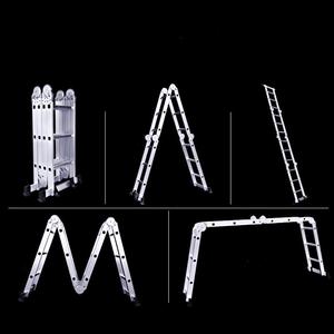 <span class=keywords><strong>Échelle</strong></span> <span class=keywords><strong>pliante</strong></span> multifonctionnelle en alliage d'aluminium 4x2 à 4x6 <span class=keywords><strong>Échelle</strong></span>s articulées à rallonge - Product Image 6