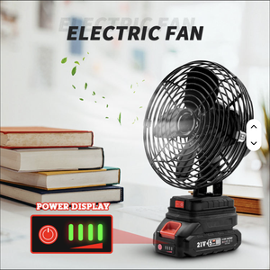 Ventilador Decorativo de 21V ABS+PC con Sensor de Movimiento, 60 mph, 500 CFM, Alimentado por Batería, Grado Industrial para Exteriores, Móvil PR-S-21 - Product Image 2