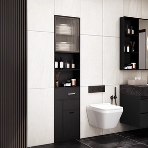 Estante moderno <span class=keywords><strong>para</strong></span> puerta de vidrio, armario de almacenamiento, nicho de <span class=keywords><strong>ducha</strong></span>, nicho empotrado, <span class=keywords><strong>estantes</strong></span> de baño montados en esquina de acero inoxidable integrados - Product Image 1