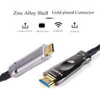 Alliage d'aluminium haute vitesse Type C vers HDMI Câble vidéo AOC USB Type C vers HDMI pour téléphone TV et ordinateur portable Résolution 4K pour HDTV