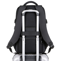 Sac à dos pour ordinateur portable Oxford, grande capacité, étanche, avec fermeture éclair, 15,6 pouces, pour hommes d'affaires, sport, voyage, USB, en polyester