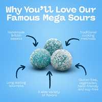 Bonbons Gommeux Extra Aigres Personnalisables en Gros, Mélange de Fruits, Gelée et Fudge Intensément Acidulés, Parfaits pour les Amateurs de Bonbons