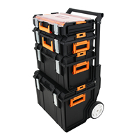 Buy Wholesale China Hard Trolley Plastic Storage Car Boxes Tool