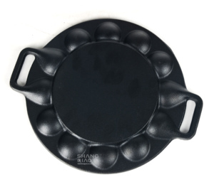 Чугунная форма для выпечки вафель, тараканьи и пофертсей на 19 ячеек - Product Image 4