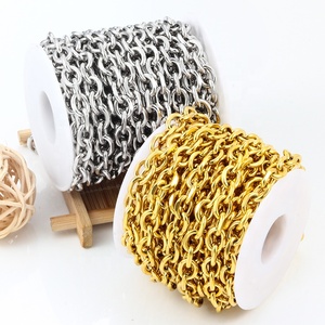 Neuer Trend hochwertige Edelstahl-Spezialkette in ovaler Form Schmuckzubehör und Funde für DIY-Schmuckherstellung - Product Image 5