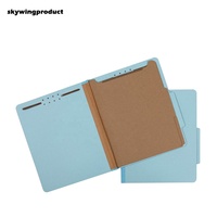Skywing 17pt dossiers de fichiers en papier Kraft broches en métal durables 100 capacité de stockage diviseurs de carton comprimé pour papiers de classification