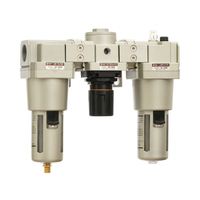XMC AC5000-10 1 ''3/4 unités FRL de grand diamètre en aluminium pneumatique filtre à air régulateur lubrificateur unités de traitement de l'air de vidange automatique
