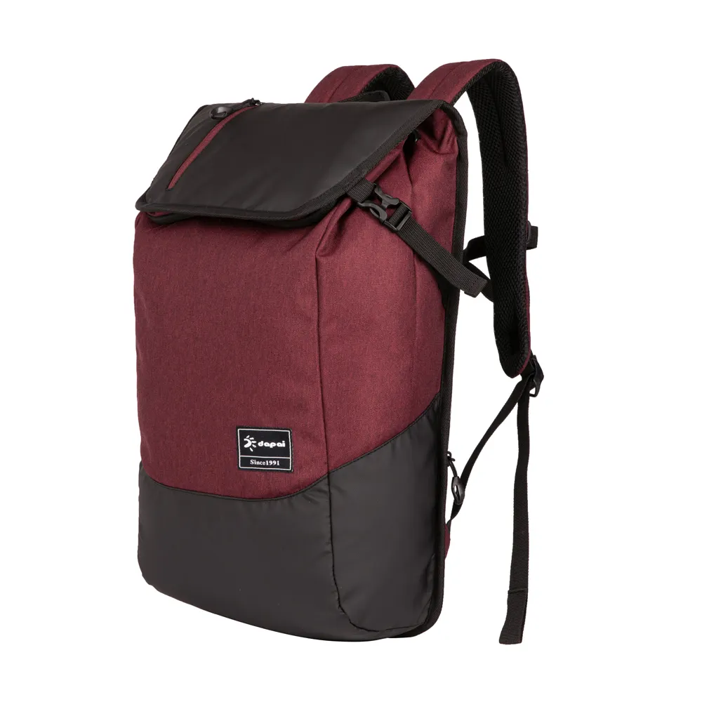 Kunden spezifischer Roll-Top-Rucksack Urban Outdoor Vintage Day Rucksack Laptop Schul rucksack für 15 "Notebook Day packs Schult aschen