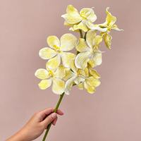 Bunga Anggrek Vanda Buatan dari Bahan EVA Berkualitas Tinggi dengan Motif Bunga Tropis untuk Dekorasi Rumah dan Pengaturan Dekorasi Pernikahan.