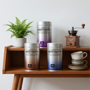 Boîte à café personnalisée en métal et boîte en métal de qualité alimentaire pour le stockage hermétique des grains d'espresso moulu - Product Image 4