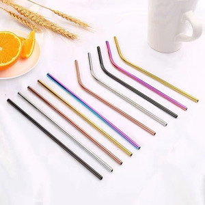 DF01 Customized 304Stainless <b>Straw</b> Tube Colored Contact Safety <b>Drinking</b> - Product Image 4