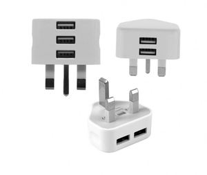 Chargeur rapide standard britannique à port unique/double/triple QC2.0 avec 2/3 ports USB, sortie 30W pour téléphone portable - Vente en gros - Product Image 6