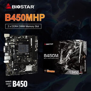 Accesorios para juegos más baratos B450MHP placa base de computadora 32GB 64GB DDR4 Micro ATX <span class=keywords><strong>AMD</strong></span> B450 Socket AM4 Biostar B450M placa base - Product Image 2