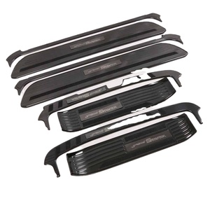 WZXD - Protectores de Umbral de Puerta con LED, Acero Negro para H1 2019 - Product Image 2