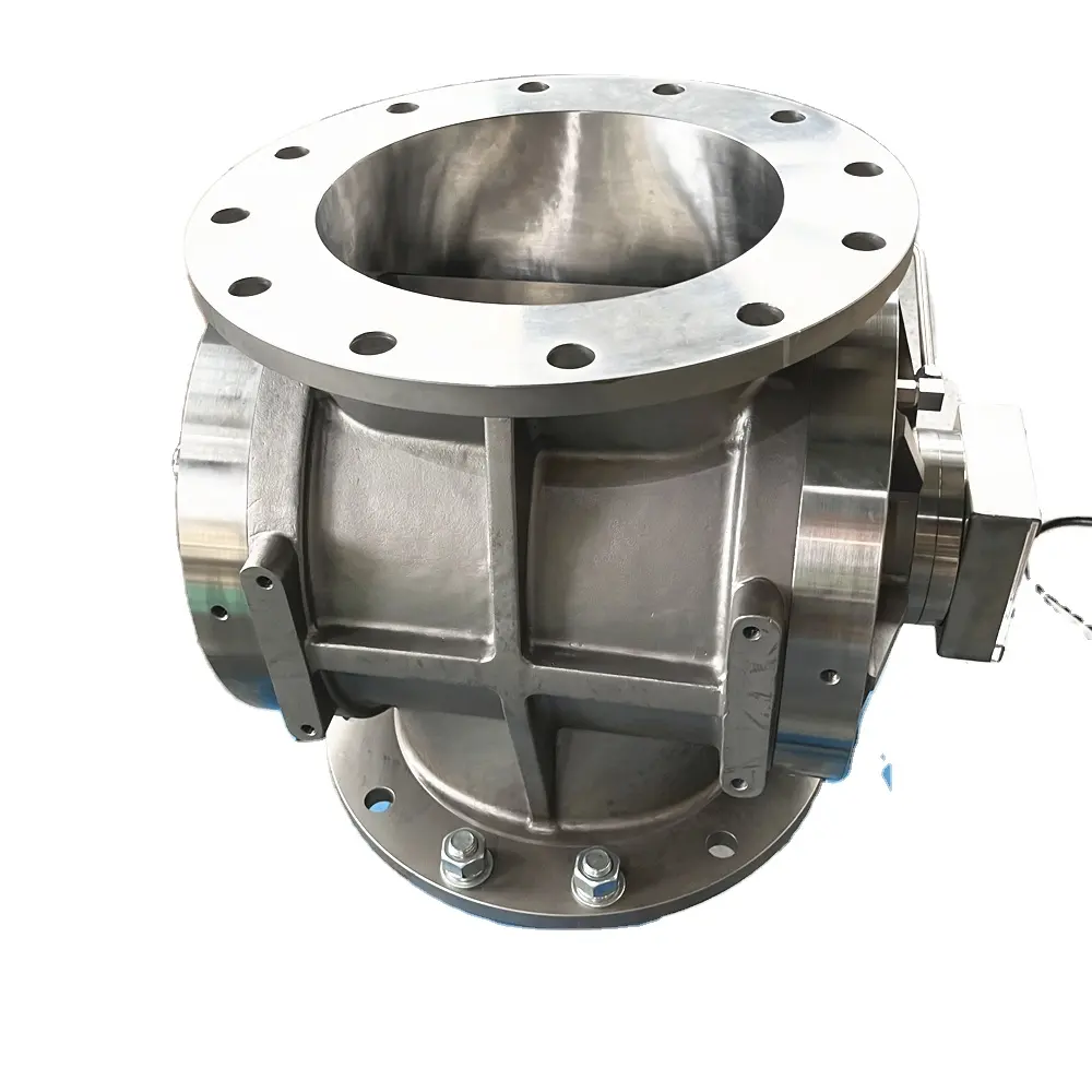 Customized High pressure granular rotary valve manufacturer  Casting stainless steel rotary valve